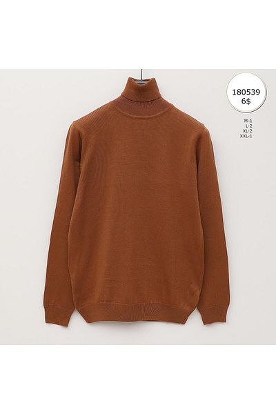 Dio Rise Men's Unsharded Long Sleeve Slim Sweater - 180539 - Mustard