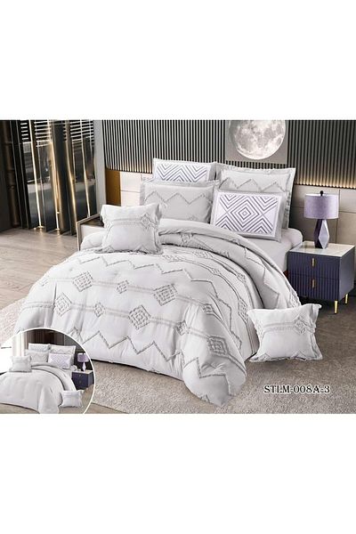 Gerenic Cool fabric summer double bed sheet set - 8 pieces