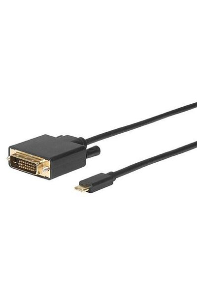 MicroConnect USB-C - DVI-D (24+1) Dual-Link adapt