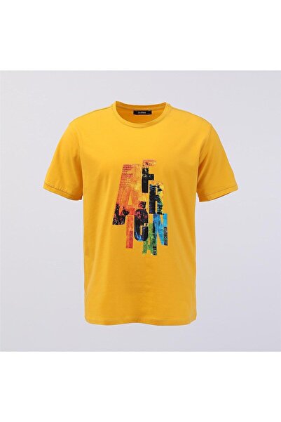 Dio Rise Men's Polo Neck Short Sleeve T-Shirt - (M-2Xl) - Psi-180 - Yellow