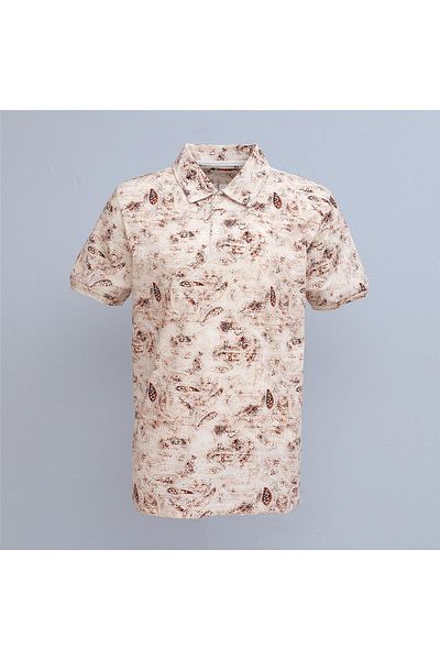 Dio Rise Мъжка тениска с къс ръкав и поло яка - (M-2XL) - PLD-457 - Кафява