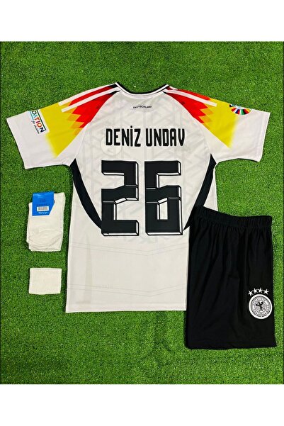 BYSPORTAKUS Almanya Euro 2024 Deniz Undav İç Saha Çocuk Forması 4'lü Set