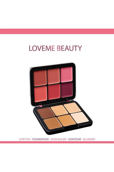 LOVEME BEAUTY Professional blush palette with contour palette
