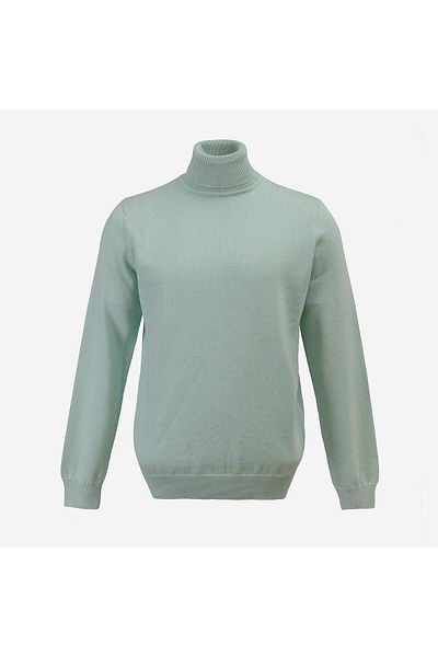 Dio Rise Men's Unsharded Long Sleeve Slim Sweater - 180539 - Mint Green