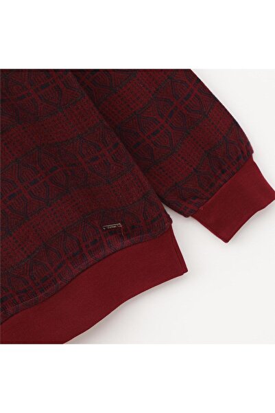 Dio Rise Ανδρικό μακρυμάνικο μπλουζάκι με γιακά πόλο - (M-2XL) - DIJ-2402 - Claret Red