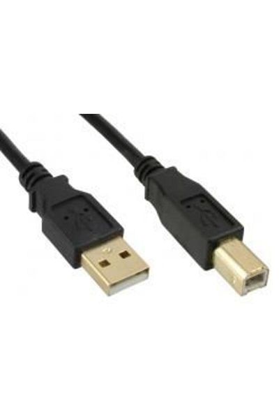 MicroConnect USB2.0 A-B 3m M-M Pozłacane