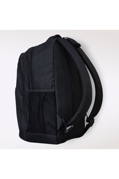 Vildget Unisex Multi-Pocket Black Backpack with Laptop Compartment