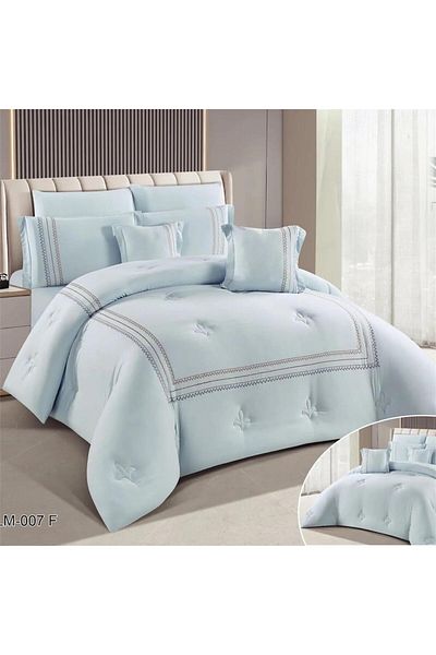 Gerenic Cool fabric summer double bed sheet set - 8 pieces