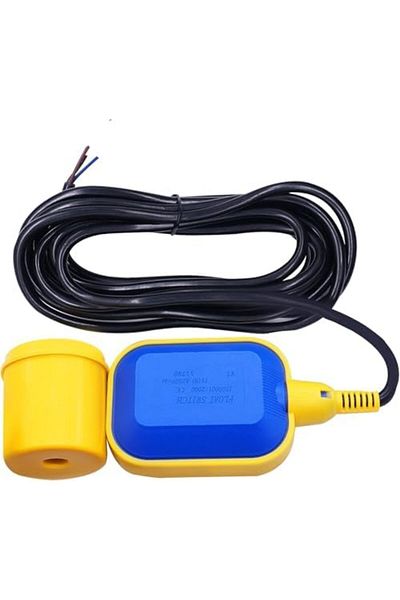 fitto Cable Float Switch 3m, Water Level Controller with Heavy Base Universal Power, Suitable for Se