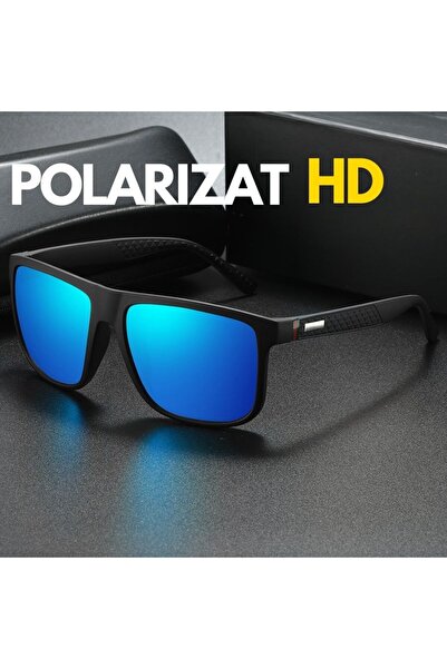 Hipolar Ochelari de Soare Polarizati clasa 3, Protectie UV 400, Lentila Negru Albastru HD12, OPRA Tactic