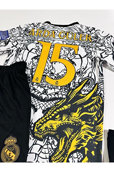 BYSPORTAKUS R. Madridd Ejderha Desenli Ardâ-Gülêr Özel Konsept Çocuk Forması ...