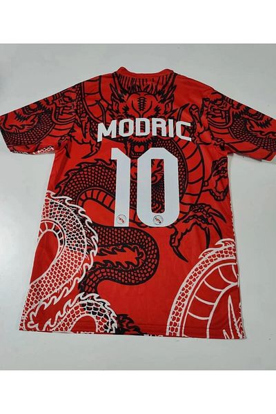 MONTENERO R.Madridd 2023/24 New Season Luka Modric Special Concept Jersey (Red)