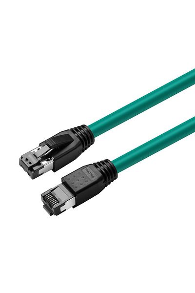 MicroConnect Cablu CAT8.1 S/FTP 1.5m ecranat verde LSZH, AWG 24