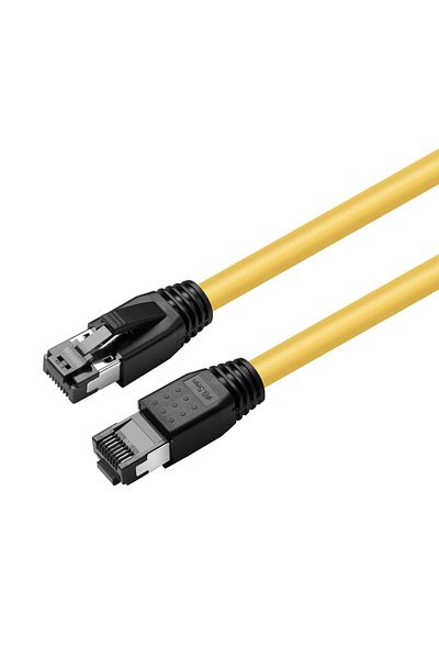 MicroConnect Cablu CAT8.1 S/FTP 1m ecranat galben LSZH, AWG 24
