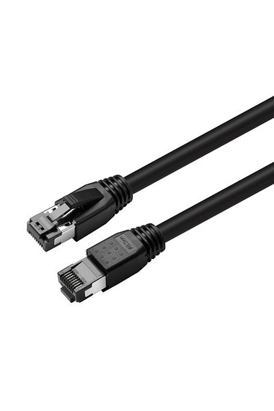 MicroConnect Cablu cablu CAT8.1 S/FTP 1.5m negru ecranat LSZH, AWG 24