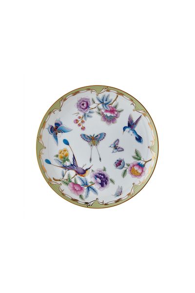 tea delight Green Papillon Single Dessert Plate 21cm