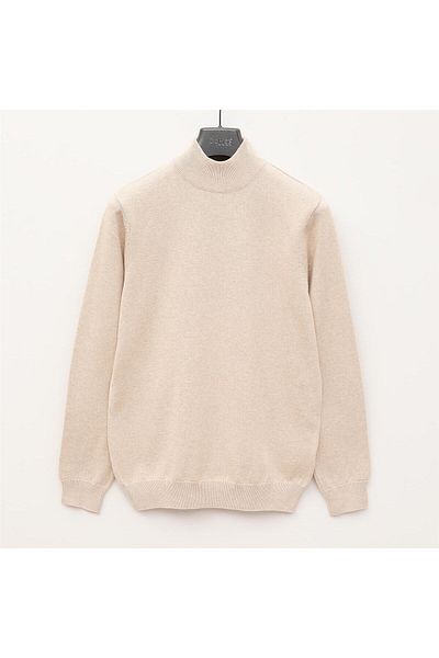 Dio Rise Men's Unsharped Long Sleeve Slim Throat Collar Sweater - 180538 - Pink