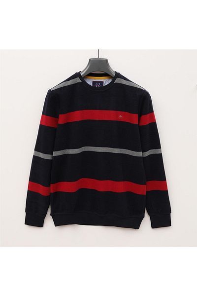 Dio Rise Tricou subțire cu mânecă lungă pentru bărbați - (M-2XL) - CZT-112 - Bleumarin