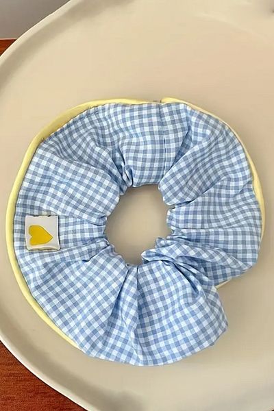 İLKYAZ Cataramă elastică pentru copii din bumbac cu model în carouri pentru copii albastru