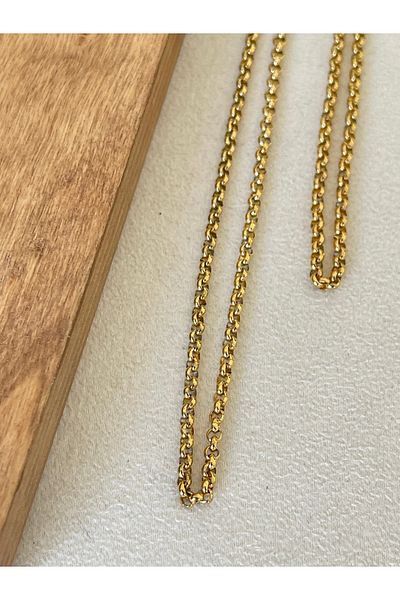 Rupen Kraft 316 L Surgical Steel Doc Model Gold Stainless Tarnish Free Steel Necklace