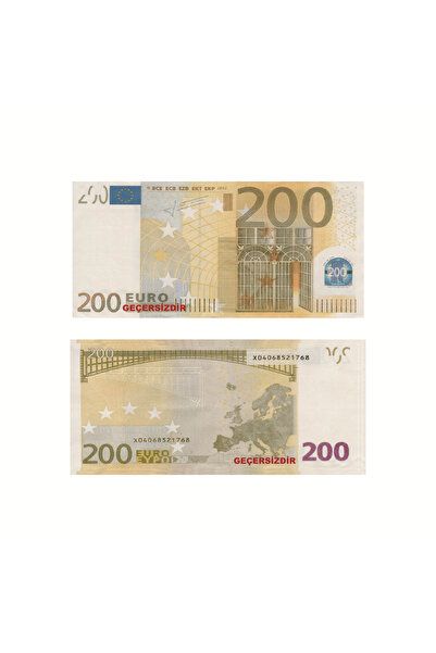 ALPJOY Oyuncak Kağıt Para 50li 200 Euro