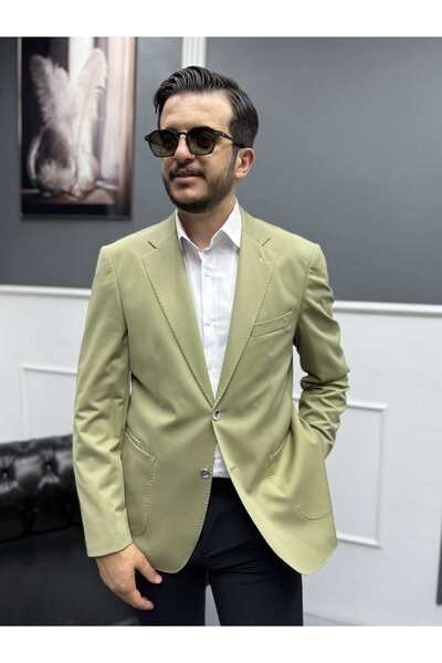 Avni Ceylan Signature Style Single Button Wrinkle-Free Jacket