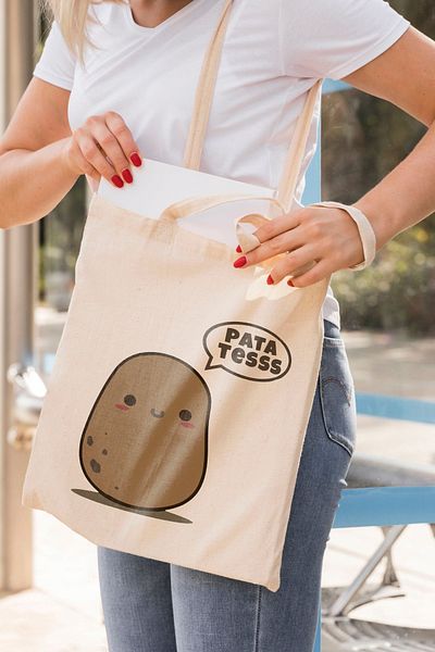 ÇELİKLER HEDİYE Patatesss Printed Cloth Bag
