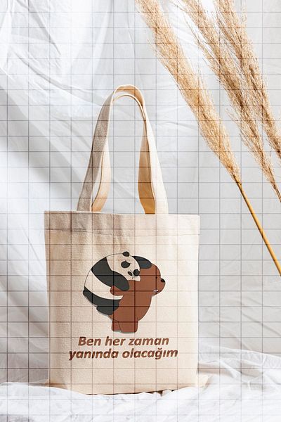 ÇELİKLER HEDİYE I Will Always Be There Printed Cloth Bag