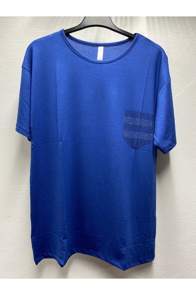 Şen بلوزة نسائية بأكمام قصيرة مطبوعة من القطن الممشط من ANNE YOUNG