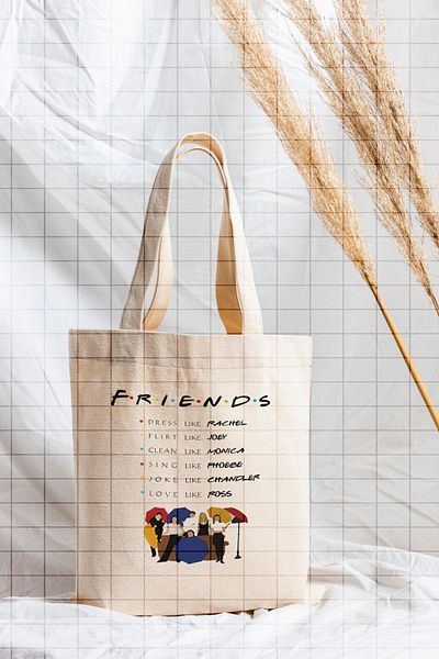 ÇELİKLER HEDİYE Friends Special Printed Cloth Bag