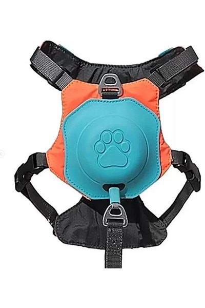 HESPERUS Dog Collar Body Harness and Chest Harness Automatic Collection Comfortable and Comfortable Walking Collar (m)