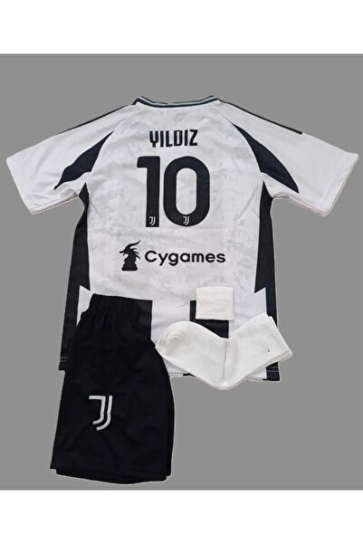 BYSPORTAKUS Kenan Yıldız 10 Numara 2024-25 Sezonu İç Saha Çocuk Forması 4'lü Set