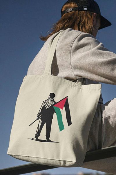 ÇELİKLER HEDİYE Free Palestine Printed Cloth Bag