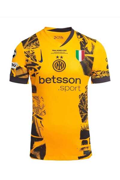 BYSPORTAKUS İnter 2024/25 Yeni Sezon İsimsiz Alternatif Forması (Yellow)