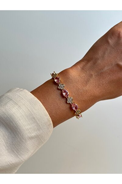 YOUES JEWELRY سوار نسائي فاخر من CM Lüx Premıum Kuyumcu، لا يفقد لونه، مرصع ب...