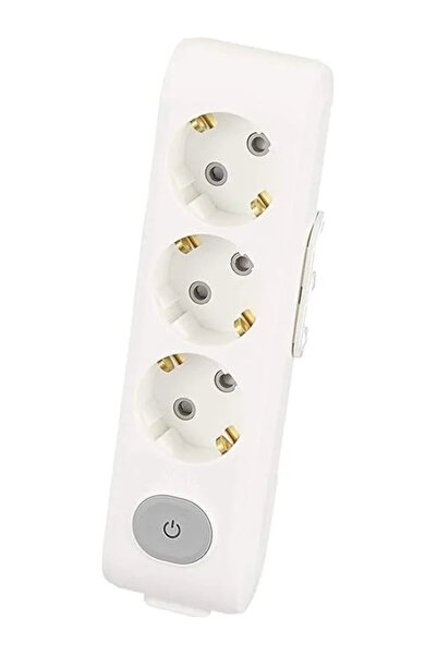 VİKO Multi-let Üçlü Priz Anahtarlı Topraklı Klemensli