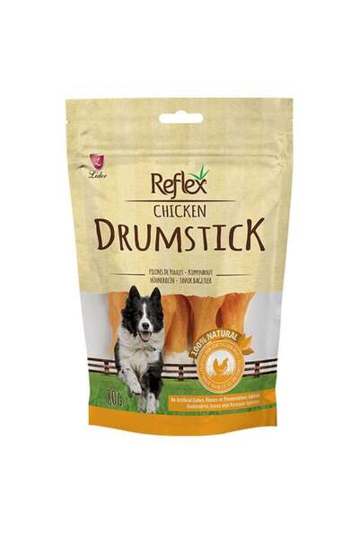 Reflex Drumstick Tavuklu Baget Köpek Ödül Maması 80 Gr