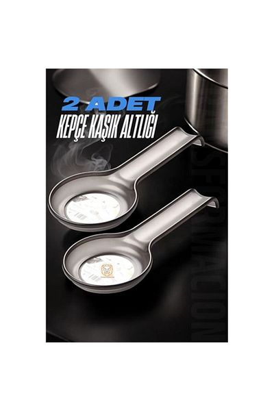 MR RZN STORE Scoop Coaster Spoon Coaster 2 Pcs