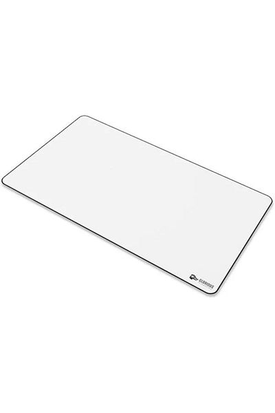 Orqinel PC Gaming Race Ραμμένη άκρη 3mm Μήκος Mousepad 36 X 61 cm Λευκό