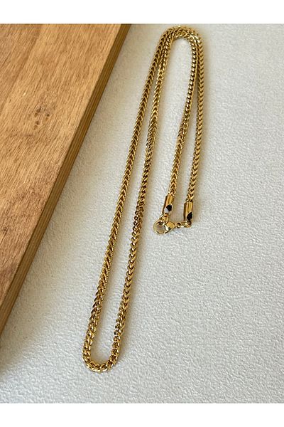 Rupen Kraft 316 L Surgical Steel Cobra Model Gold Stainless Tarnish Free Steel Necklace