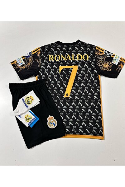 Lion Spor R.Madridd 2024/25 New Season Cristiano Ronaldo Concept Kids Jersey ...