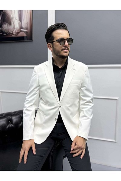 Avni Ceylan Signature Style Single Button Wrinkle-Free Jacket