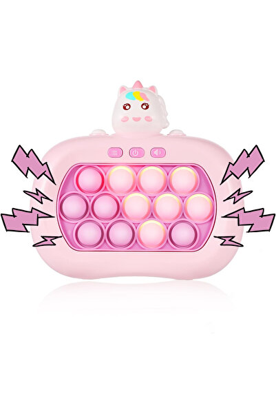 miraza Jucarie Pop It Electronica, Versiune cu 13 Butoane, 999+ de Nivele Diferite, Unicorn