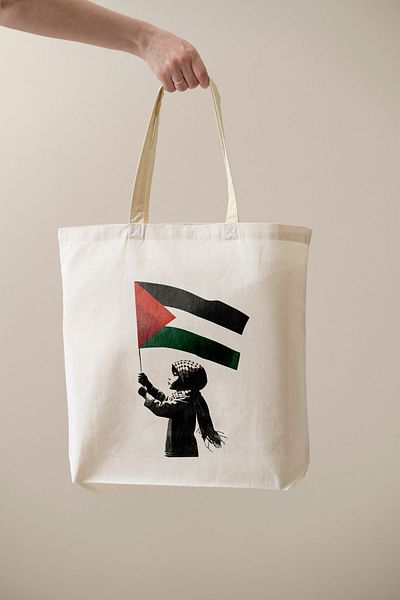 ÇELİKLER HEDİYE Free Palestine Printed Cloth Bag