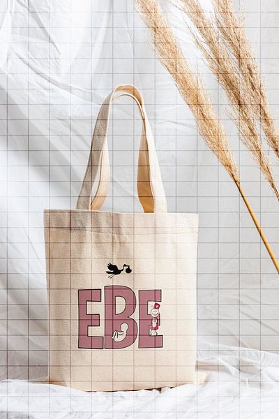 ÇELİKLER HEDİYE Midwife Printed Cloth Bag