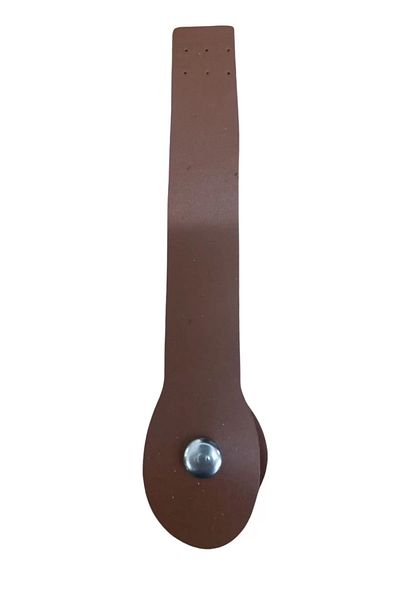 deminhan store Τσάντα Tan Leather - Μοντέλο Snap