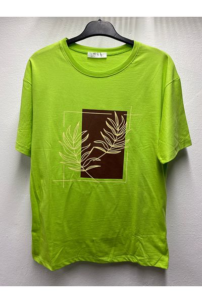 Şen Printed Young Unisex Summer Short Sleeve Cotton T-Shirt