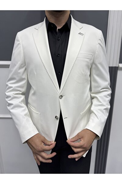 Avni Ceylan Signature Style Single Button Wrinkle-Free Jacket