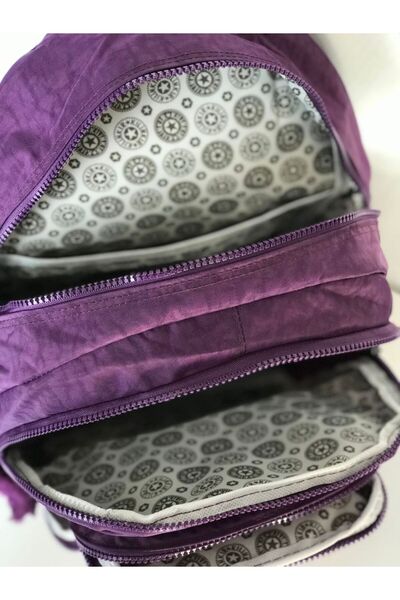 Klinkır Black Water Resistant Fabric Daily & School Use Backpack 8813