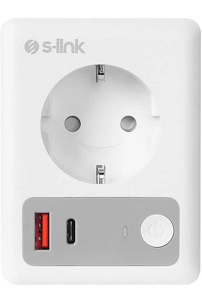 STOREMAX S-link Sl-13 Masterpower 16a مقبس ذكي محمي من التيار Wifi&bt يدعم Tuya